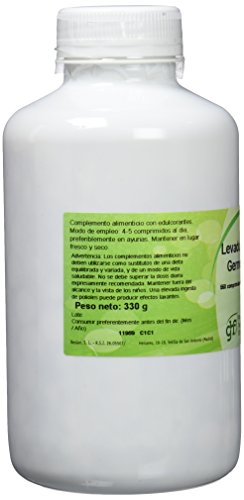 GHF 006390021 - Complemento Alimenticio Levadura de Cerveza y Germen de Trigo, 550 Comprimidos