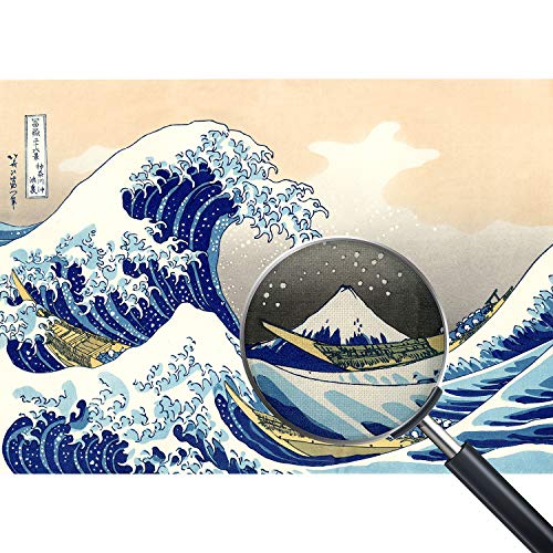 Giallobus - Cuadro - Impresion EN Lienzo - Hokusai - LA Gran Ola DE Kanagawa - 100 x 140 CM