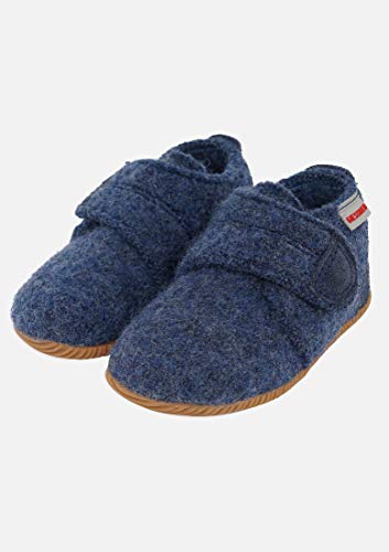 GIESSWEIN Oberstaufen, Zapatillas de Estar por casa Unisex bebé, Azul (Jeans 527), 22 EU