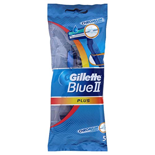 Gillette Blue II Cuchilla de Afeitar Desechable - 5 unidades