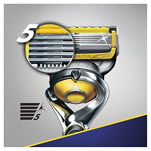 Gillette Fusion Proshield Maquinilla de afeitar para hombre, con tecnología FlexBall + recambio de cuchillas