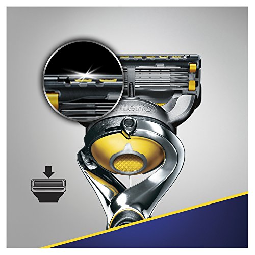 Gillette Fusion Proshield Maquinilla de afeitar para hombre, con tecnología FlexBall + recambio de cuchillas
