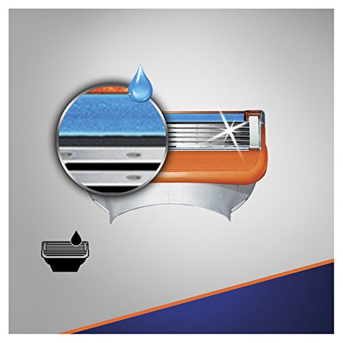 Gillette Fusion5 Power Maquinilla , 4 Recambios, 5 Hojas Antifricción, Para Un Afeitado Imperceptible