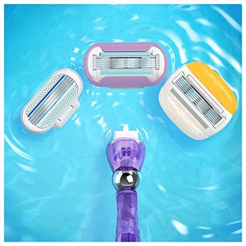 Gillette Venus Swirl Extra Smooth - Afeitadora para Mujer, 2 recambios con 5 Cuchillas revestidas de DLC