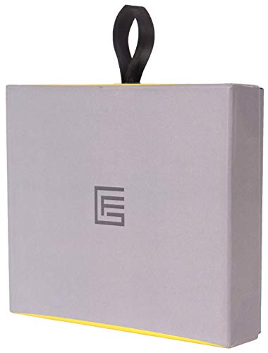 Gino Ferrari - Cartera de piel auténtica para hombre | Bloqueo RFID | Suave, suave, duradera, doble pliegue para tarjetas y monedero Marrón marrón oscuro Medium