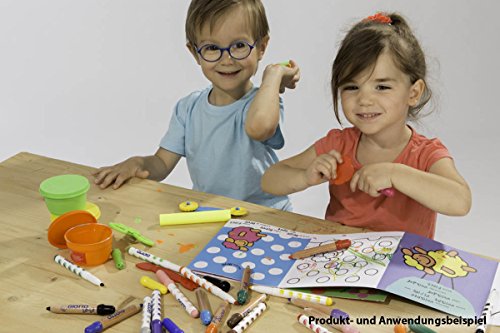 Giotto be-bè 466600 - Estuche 6 rotuladores súper lavables, (punta bloqueada, tapón ventilado y capuchón posterior de seguridad)