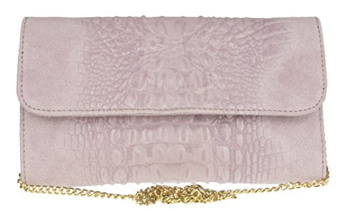 Girly HandBags - Cartera de mano de Ante mujer