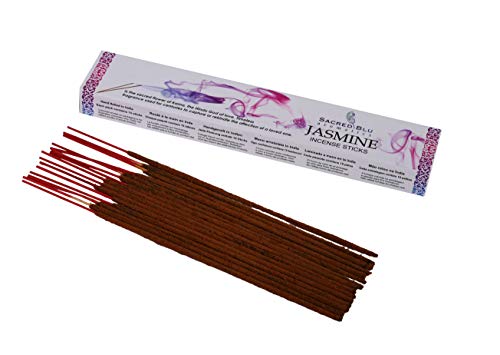 GJ Boon - Varillas de incienso de jazmín, ingredientes veganos naturales, hechos a mano sin inmersión química.