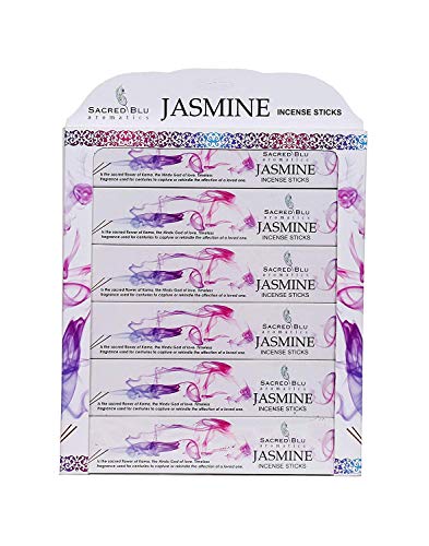 GJ Boon - Varillas de incienso de jazmín, ingredientes veganos naturales, hechos a mano sin inmersión química.