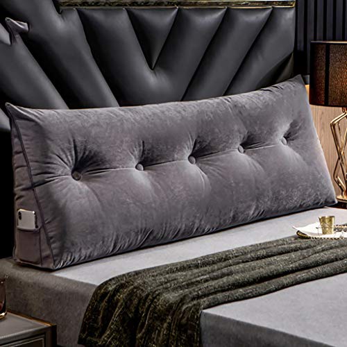 GJ Colchón De Cama, Un Sofá Grande del Respaldo, Extraíble Y Lavable Tatami Colchón De Doble Triángulo, De Estilo Europeo Cama Amortiguador Trasero Bolsa Blanda, Desmontables, Fáciles De Limpiar