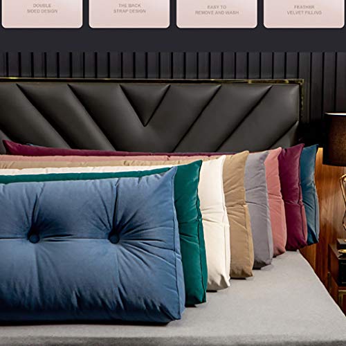 GJ Colchón De Cama, Un Sofá Grande del Respaldo, Extraíble Y Lavable Tatami Colchón De Doble Triángulo, De Estilo Europeo Cama Amortiguador Trasero Bolsa Blanda, Desmontables, Fáciles De Limpiar