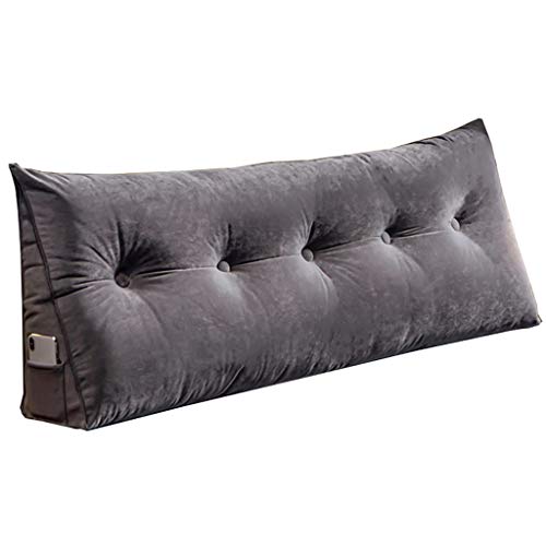 GJ Colchón De Cama, Un Sofá Grande del Respaldo, Extraíble Y Lavable Tatami Colchón De Doble Triángulo, De Estilo Europeo Cama Amortiguador Trasero Bolsa Blanda, Desmontables, Fáciles De Limpiar