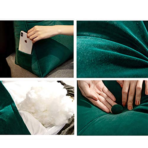 GJ Colchón De Cama, Un Sofá Grande del Respaldo, Tatami Colchón De Doble Triángulo, De Estilo Europeo Cama Amortiguador Trasero Bolso Suave, Desmontable, Fácil De Limpiar, 7 Tamaños