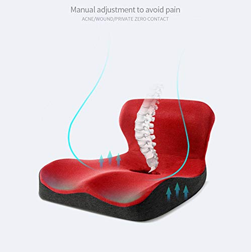 GJBHD Cojines De Asiento,No-Slip Pad Espuma De Memoria Interior para Yoga Meditación Salón Almohadilla De Función De Enfermería Oficina Una Variedad De Estilos E 41x44x27cm (16x17x11inch)