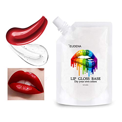 GL-Turelifes Lip Gloss Base para bricolaje Lip Gloss, Lip Glaze, Lip Plumper, Lip Maximize Lipsticks DIY Handmade Gloss Lip Gloss Glaze Gel Art Impermeable Taza antiadherente 40g (Hidratante)