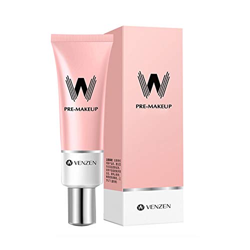 GL-Turelifes Pore Primer Base de maquillaje facial Base de crema de aislamiento rosada Poros invisibles, Cubra las marcas de acné, Piel lisa, Base de corrector de esencia hidratante 30g