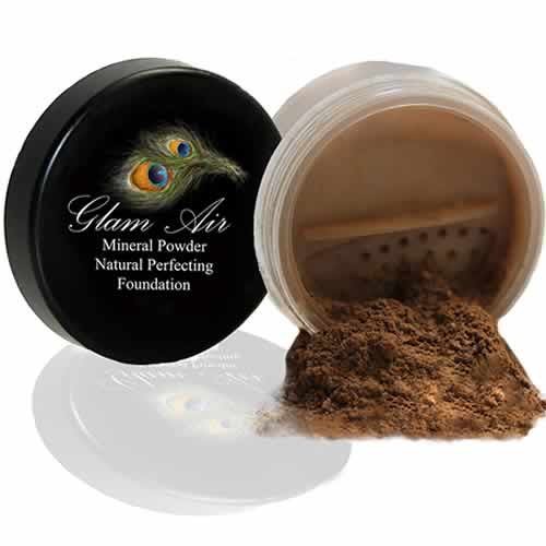Glam Air Mineral Foundation, Natural Perfection Powder Foundation Compare with Bare Minerals and MAC Mineralize (BRONZER) by Glamair