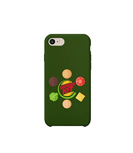 GlamourLab Build A Burger Fast Food Kit_R2236 Carcasa De Telefono Estuche Protector Case Cover Hard Plastic Compatible with For iPhone 6 Novelty Present Birthday