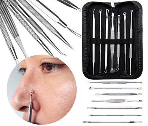 Glamza Blackhead - Herramientas para eliminar espinillas (1 unidad).