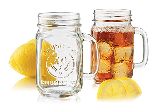 Glass Mason Jar Taza de avena durante la noche, jarra de conservación de vidrio hecha en casa, vaso para beber, 480 ml, 2 sets ，Con tapa。