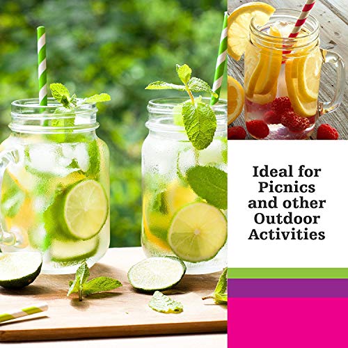 Glass Mason Jar Taza de avena durante la noche, jarra de conservación de vidrio hecha en casa, vaso para beber, 480 ml, 2 sets ，Con tapa。