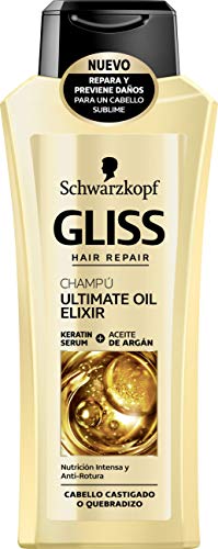 GLISS champú ultimate oil elixir cabello castigado bote 400 ml