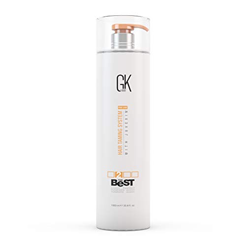 Global Keratin GKhair El mejor tratamiento profesional de alisado y alisado de queratina (1000 ml/ 33.8 fl.oz) para un cabello suave y sedoso.