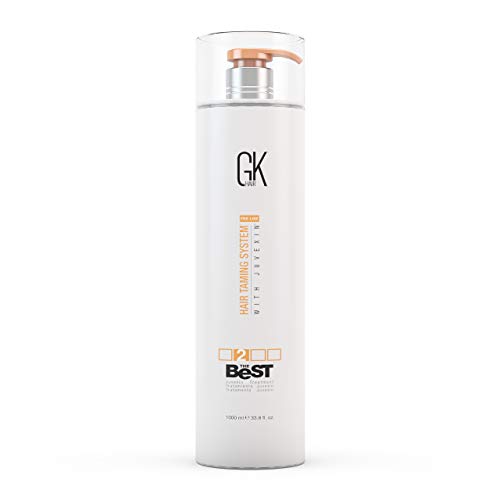 Global Keratin GKhair El mejor tratamiento profesional de alisado y alisado de queratina (1000 ml/ 33.8 fl.oz) para un cabello suave y sedoso.