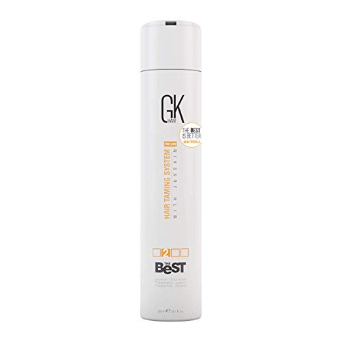 Global Keratin GKhair Tratamiento de queratina para alisar el cabello profesional (300 ml / 10.01 fl.oz) para cabello natural sedoso y liso