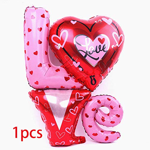 globos Just Married Love Dove Globos de papel de aluminio Decoración de la boda Piel dorada Látex Globo de helio Fiesta de aniversario Bola de amor Regalo-1pcs_love