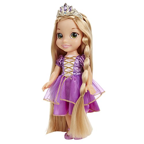 Glop Games- Rapunzel Muñeca con Sonidos, Multicolor, 35 cm (Jakks Pacific 3.0)