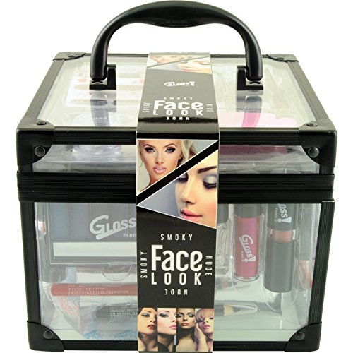 Gloss - caja de maquillaje, caja de regalo para mujeres - Malette maquillaje esencial