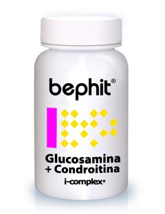 GLUCOSAMINA + CONDROITINA (+ MSM + HARPAGOFITO) BEPHIT - 60 cápsulas 820 mg