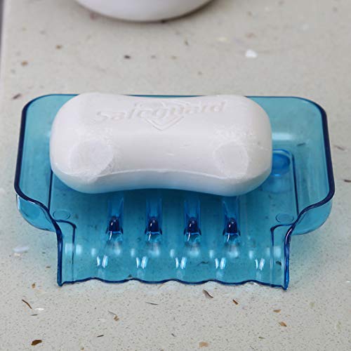 Gneric Caja De Jabón De La Ventosa Caja De Jabón Casero Sin Punzón De Una Sola Capa Estante De Drenaje Estante De Inodoro Naranja