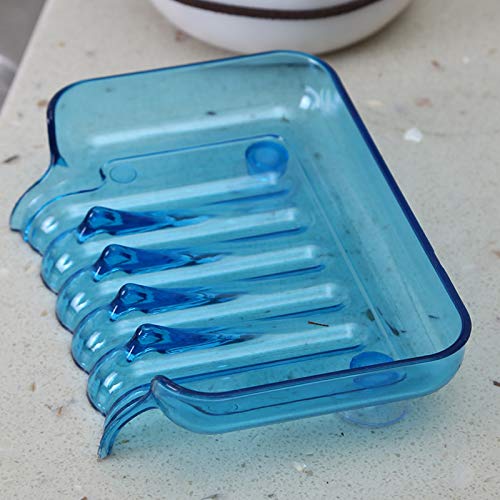 Gneric Caja De Jabón De La Ventosa Caja De Jabón Casero Sin Punzón De Una Sola Capa Estante De Drenaje Estante De Inodoro Naranja