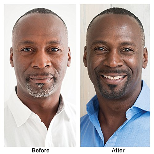 Godefroy Barbers Choice - Kit de aplicación para barba y bigote para hombre, color negro