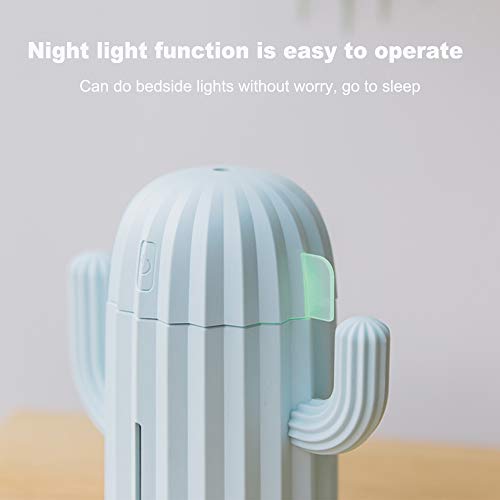 Godyluck 340 ml USB humidificador de Aire Temporizador Cactus difusor de aromaterapia Fabricante de Niebla nebulizador Mini atomizador de Aroma para el hogar