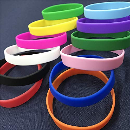 GOGO Pulseras de silicona para niños pulseras de goma 12 piezas Assorted1