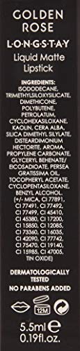 Golden Rose n.º 16 - Labial mate de larga duración