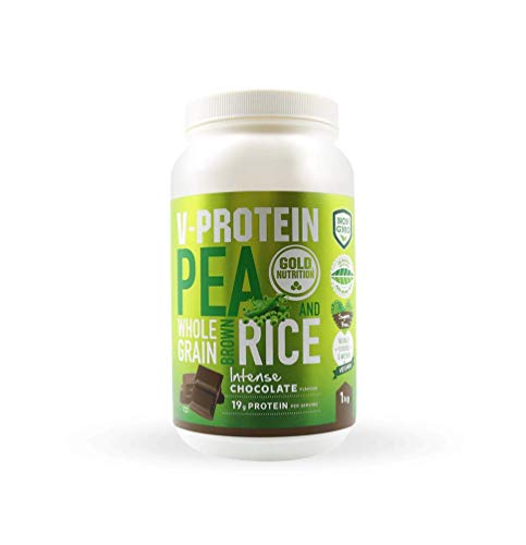 Goldnutrition V-Protein 1kg, Chocolate, Proteína Vegetal