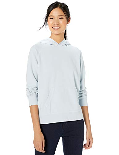 Goodthreads Modal Fleece Popover Sweatshirt Fashion-Sweatshirts, Azul Claro, US M (EU M - L)