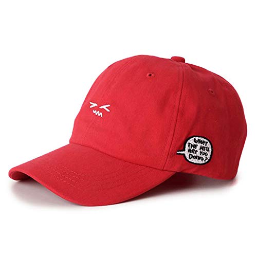 Gorras de béisbol de ala doblada Que Venden Gorras Bordadas de expresión pequeña y Bonitas Gorras Casuales para Exteriores para Amantes del Verano