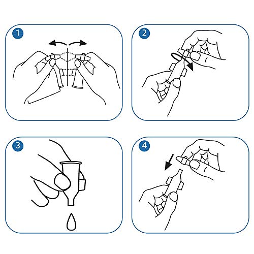 Gotas para los ojos Ocusan® | Lágrimas artificiales para ojos secos | Apto para lentes de contacto | Completamente sin conservantes | Ácido hialurónico