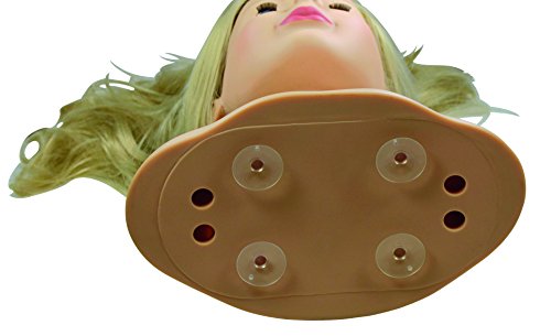 Gotz 1192054 Peluquín con Pelo Rojo y Ojos Marrones - 28 cm Alta Cabezal de Maquillaje / Cabezal de Vestir - Juego de 58 Piezas - Adecuado para niñas a Partir de 3 años