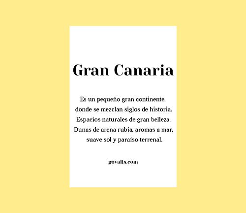 GOVALIS Vela Gran Canaria | Perfumadas y Aromáticas | Cera de Soja & Coco 100% Natural – Velas Recuerdos Relajación Decorativas Yoga Grandes Blancas Cumpleaños Regalos Originales – 70-90 h – 390 g