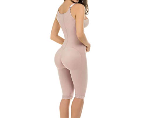 GOWINEU Fajas firmes para el Control de la Barriga Post cirugía Postparto Busto Abierto Colombiano Body Shaper Capri