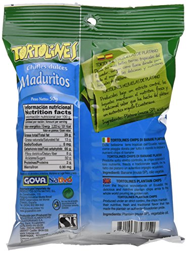 Goya Chifles Tortolines Maduritos Pequeño - Paquete de 24 unidades