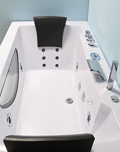 GRAFICA MA.RO SRL Spa con hidromasaje 180 x 90 cm Modelo Bañera Armonía esquina del baño con cromoterapia Nuevo 2 personas para