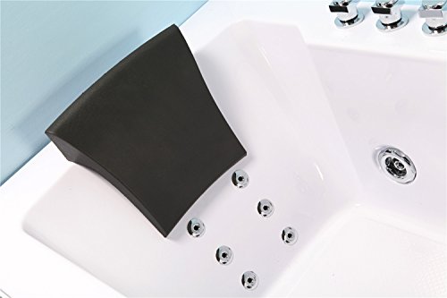 GRAFICA MA.RO SRL Spa con hidromasaje 180 x 90 cm Modelo Bañera Armonía esquina del baño con cromoterapia Nuevo 2 personas para