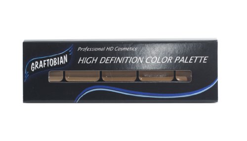 Graftobian Warm #1 30251 High Definition Crme Foundation Palette (5 Well) by Graftobian